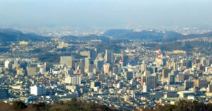 福山市の街並み