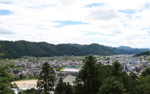 安芸高田市吉田町の町並み