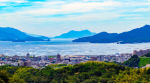 廿日市市内の風景
