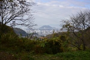 海田キャンプ場から見た海田町の町並み